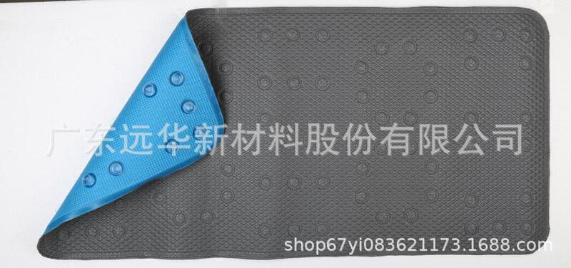 PVC Two-color Bathtub Foam Non-slip Mat with Suction Cup Bathroom Mat Shower Anti-slip Foot Mat Exported to Usa 43*91CM