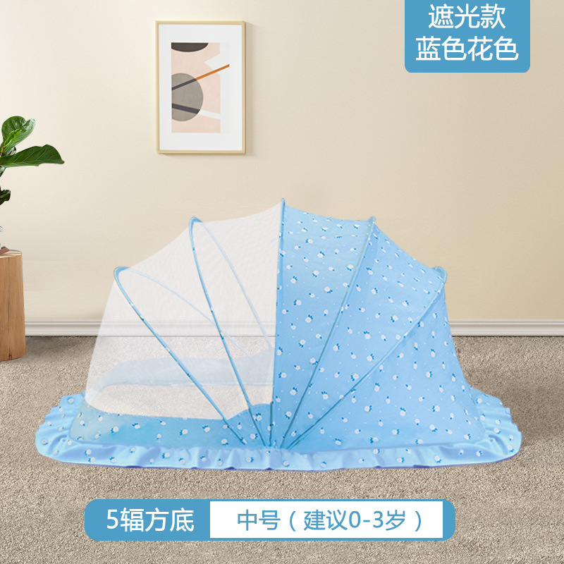 Bebé mosquitera anti-mosquito cubierta de la cama de bebé cubierta completa universal anti-caída de la cubierta de los niños plegable