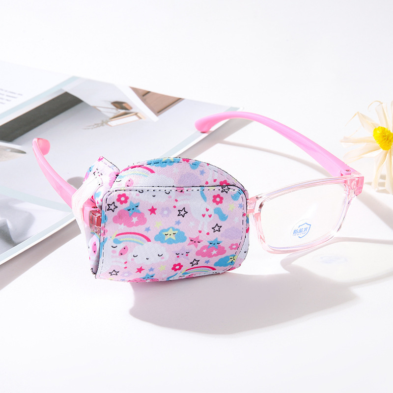 子供用弱視アイマスク、単眼視力トレーニングアイパッチ、遮光斜視メガネマスク、立体フルカバー、夏用軽量|undefined
