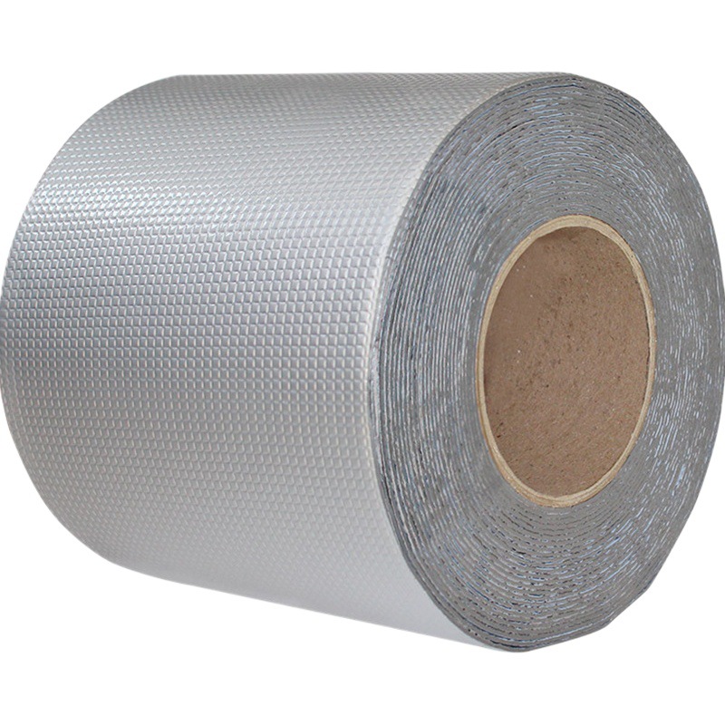 Cinta impermeable de butilo techo impermeable a prueba de fugas de agua a prueba de fugas pegatinas de construcción de papel de aluminio autoadhesivo impermeable material en espiral
