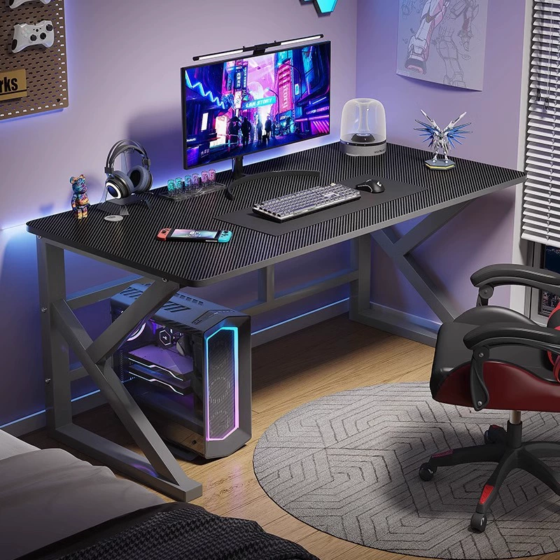 Простой современный компьютерный стол из углеродного волокна домашний стол