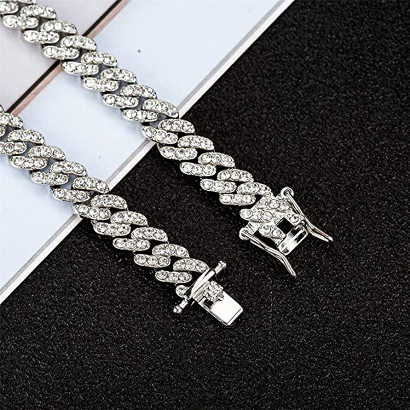 Αξεσουάρ για κατοικίδια με κολάρο γάτας με ένθετο διαμάντι διπλού χρώματος Rhinestone 9mm για σκύλους_voghion.com