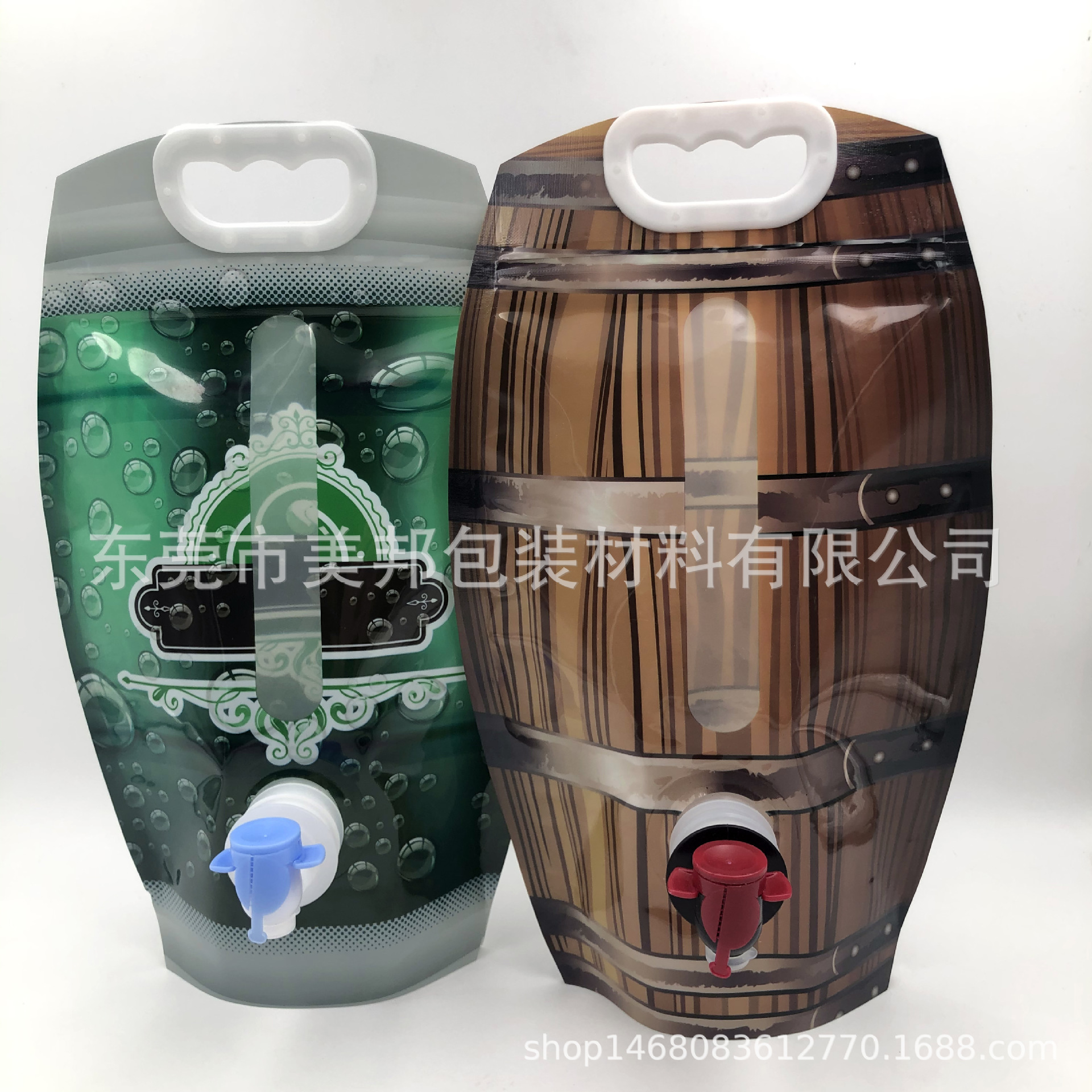 酒桶状酒水阀门袋-2