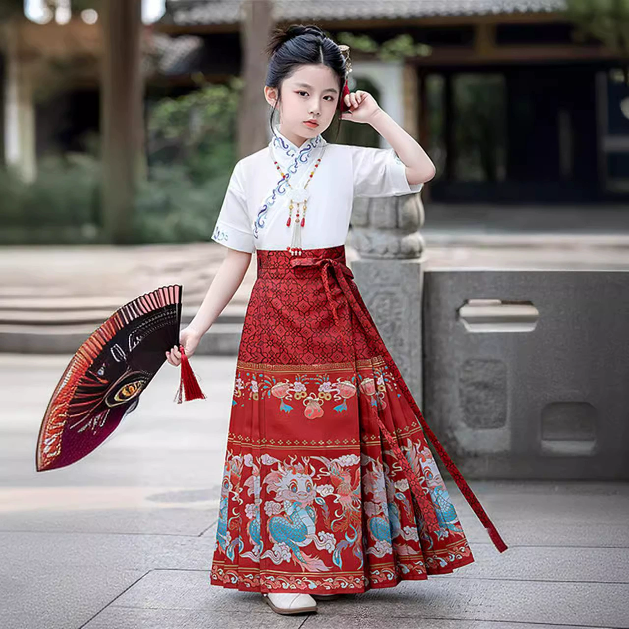 Люи детская юбка с конским лапшой