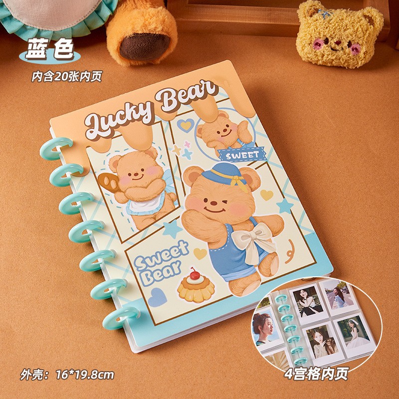 Nuevo Capibara cuatro Gong Ge álbum de tarjetas de alto valor de almacenamiento adorable álbum de búsqueda de hongos creativo álbum de fotos