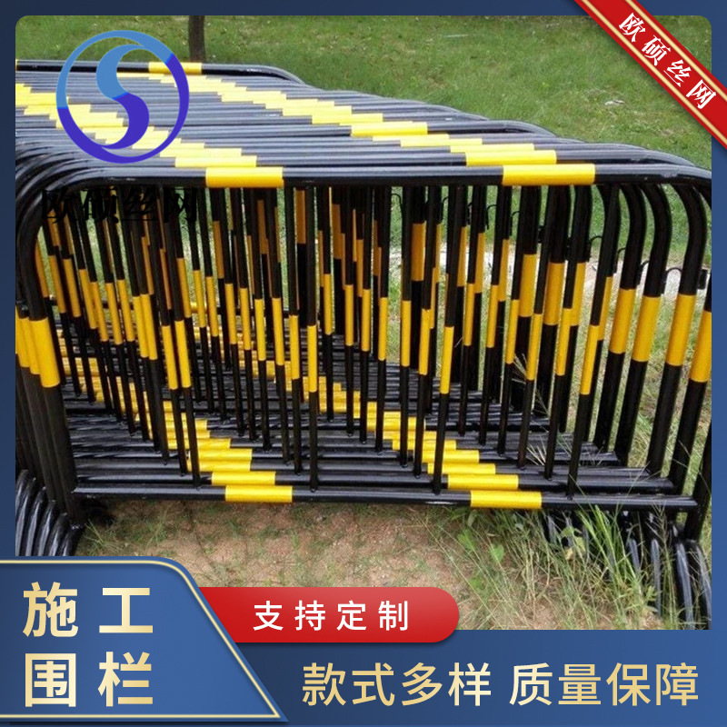 铁马护栏市政道路警示栏疫情防护栏工程临时施工隔离栏交通围挡