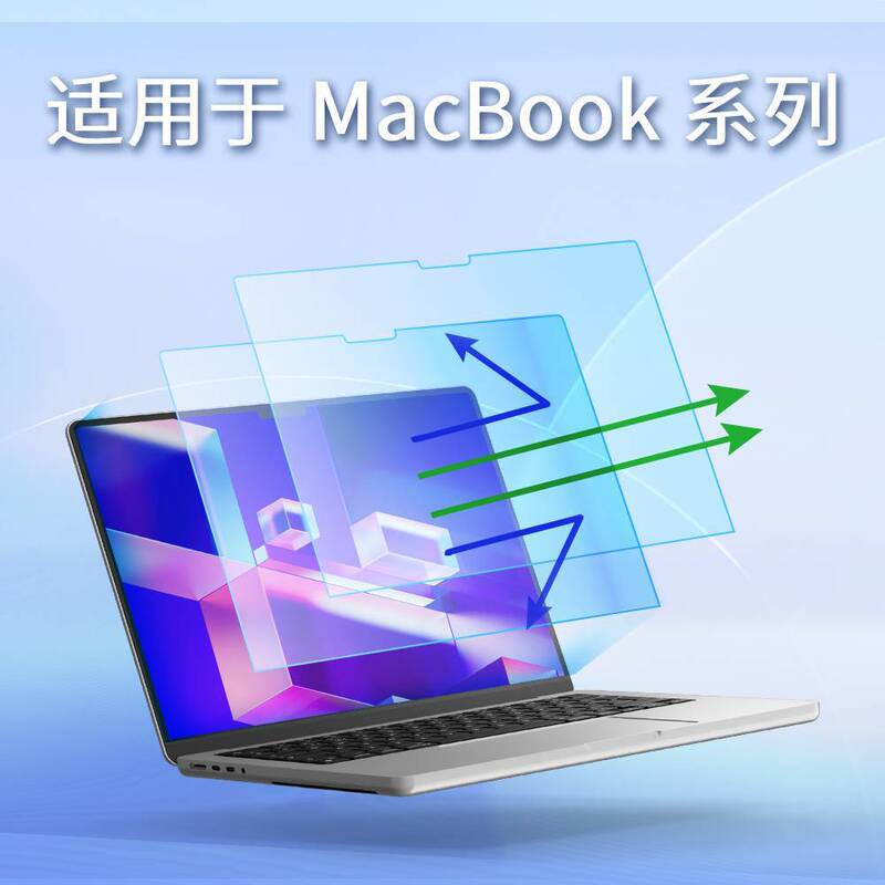 Suitable for Blu-Ray High-Transparency MacBook Tempered Film, High-Transparency Anti-Fingerprint Anti-Blue Light Touch Screen Anti-Uv Suitable for Blu-Ray High-Transparency MacBook Tempered Film, High-Transparency Anti-Fingerprint Anti-Blue Light Touch Screen Anti-Uv
