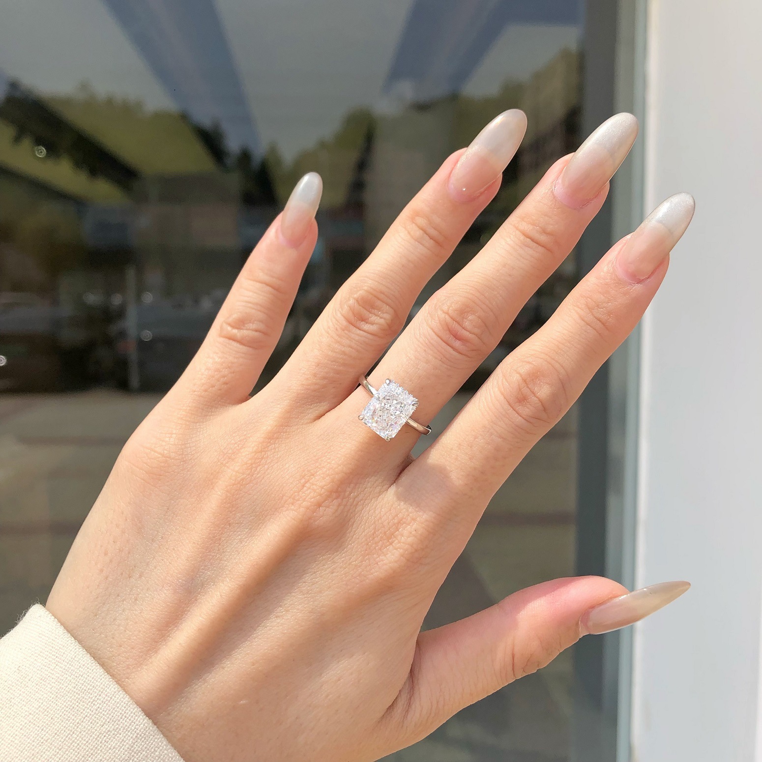 6g Weight Zircon Inlay Material Rings Classification 5, 9 Ring Size 1 Piece Quantity Holiday, Daily Occasion 925 Sterling Silver Material Geometric, Heart Shape Pattern Women's Gender Plating, Inlay Design Elegant Style 925 Sterling Silver Zircon Geometric Heart Shape Rings 33