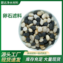 现货供应4-8mm8-16mm鹅卵石滤料 承托层水处理滤料用于地暖回填