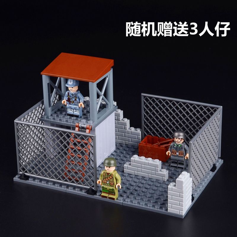 レゴ積み木生化学基地の軍事第二次世界大戦の廃墟のシーンと互換性があります。|undefined