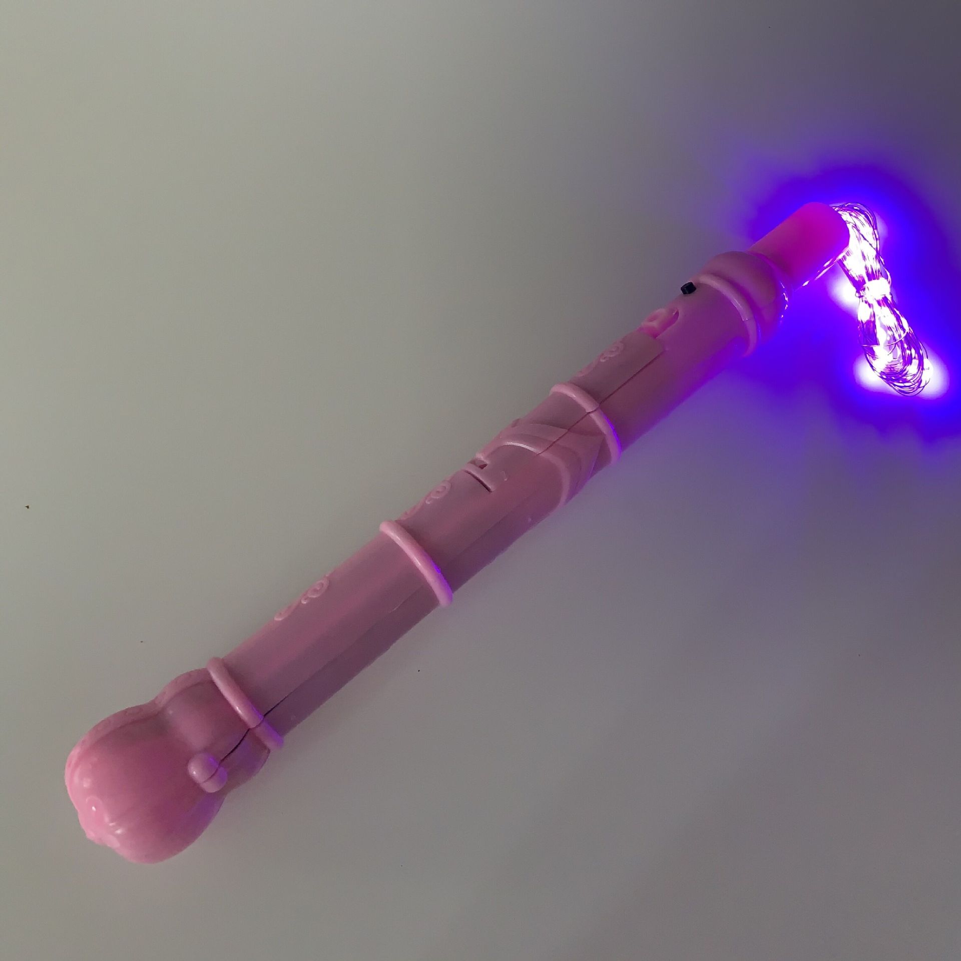 손잡이-3섹션 3m 보라색 램프