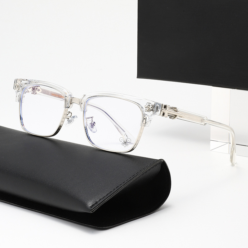 25 New Models of European and American Fashion Versatile Sunglasses, Unisex Plain Glasses That Make the Face Look Smaller, Retro Sunglasses