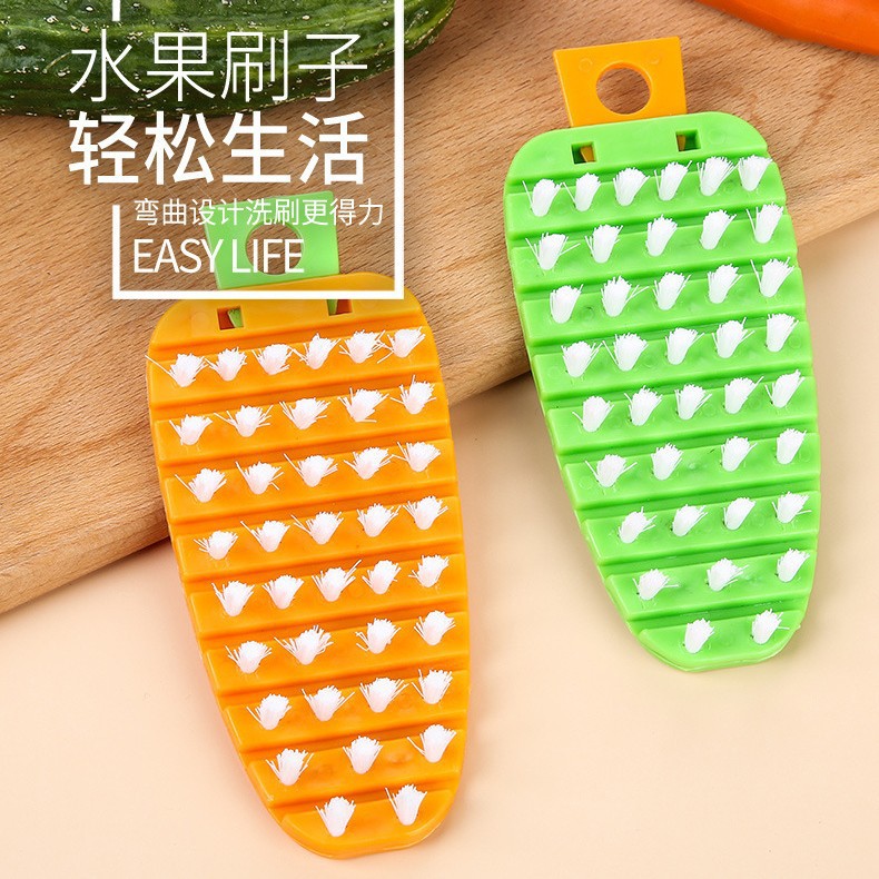 2*주황색 당근 브러쉬