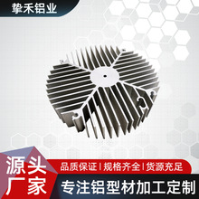 佛山铝合金型材厂家开模定制工矿灯散热器点光源散热器筒灯散热器