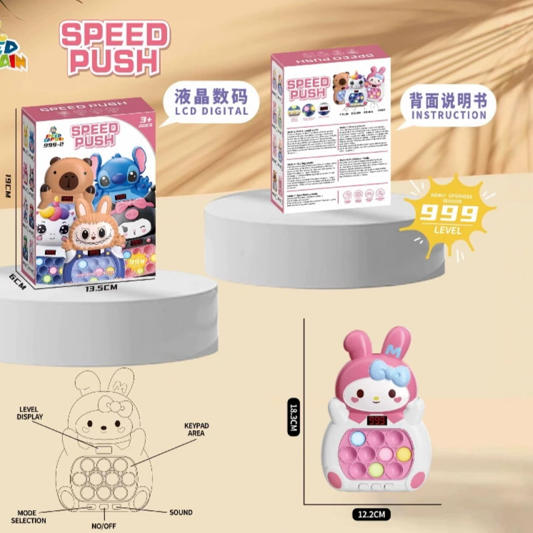 Game console, toy anti-stress "Gopher", wholesale