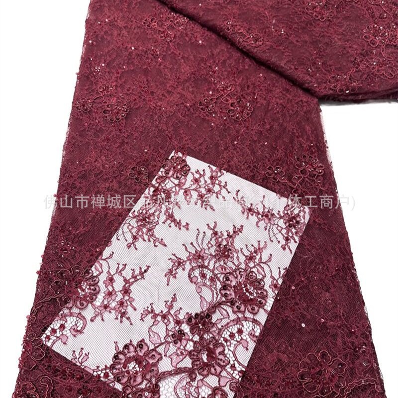 Fabricantes de posicionamiento de automóviles de posicionamiento de perlas de encaje de tela de moda de alta gama ropa de tela de cena comercio exterior transfronterizo