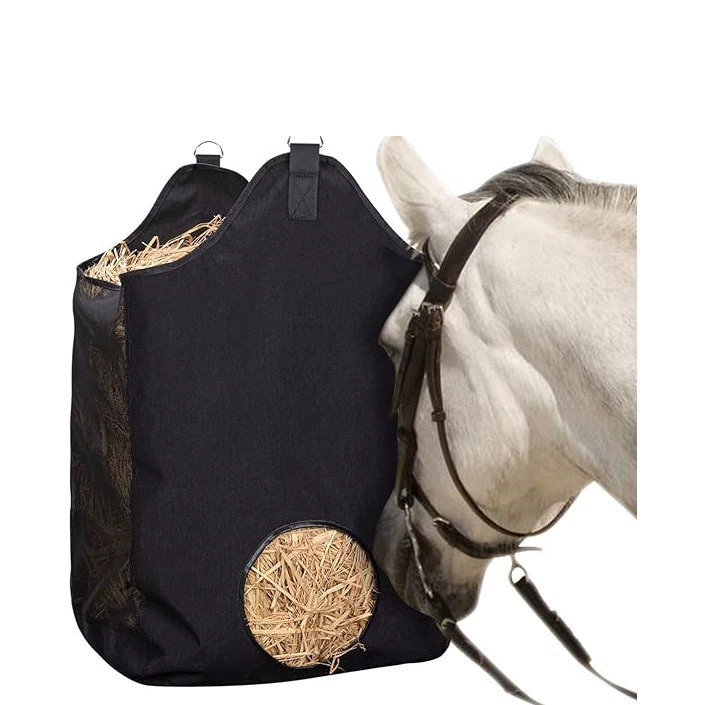Новая сумка для сена для лошадей для медленного кормления на открытом воздухе, удобная сумка для сена, большая сумка для конюшни, товары для конного спорта
