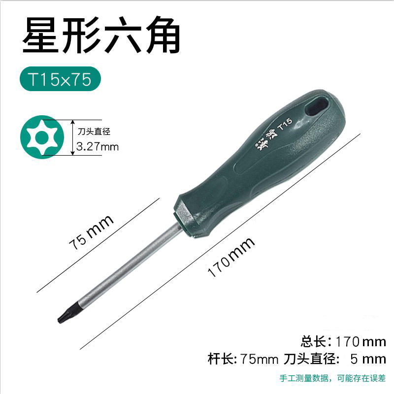 Hexagonal screwdriver