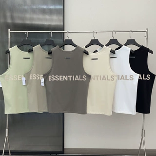 fog批发背心复线ESSENTIALS反光印花宽松高街休闲夏款打底坎肩潮
