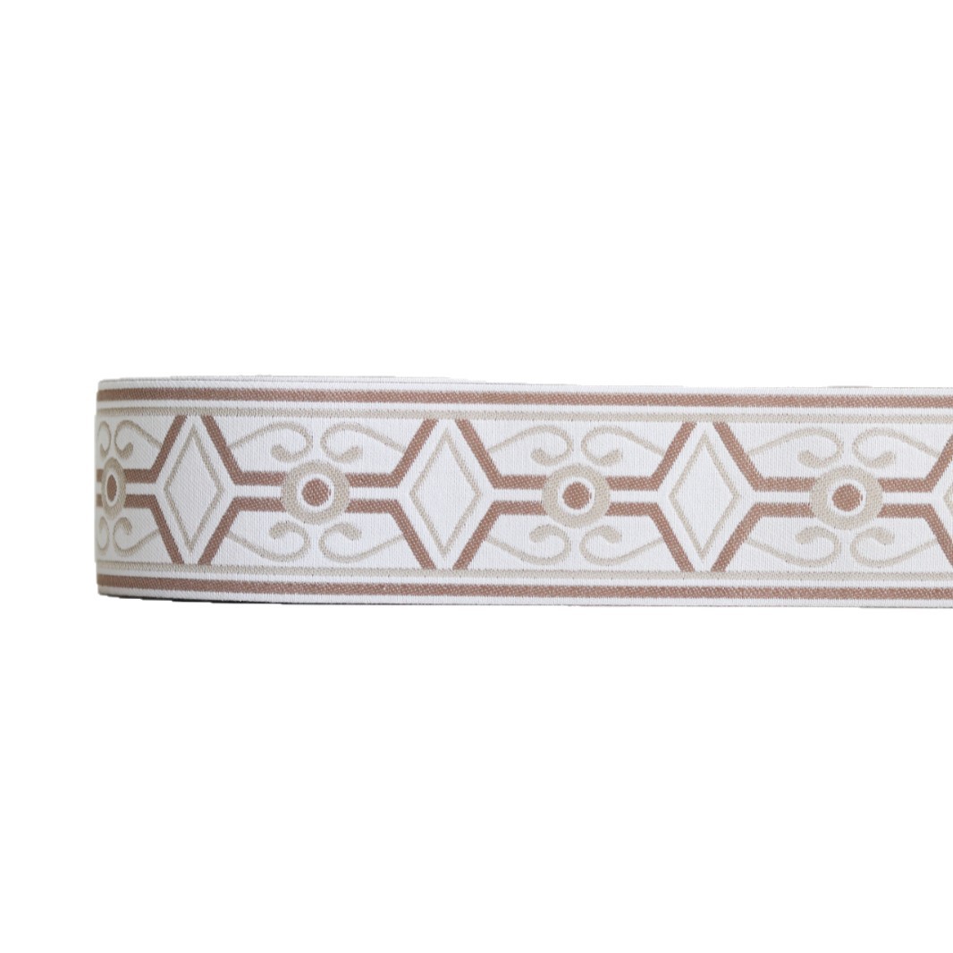 6cm Ancho de alta precisión cinta cortina sofá ropa collar manga borde cinta decorativa