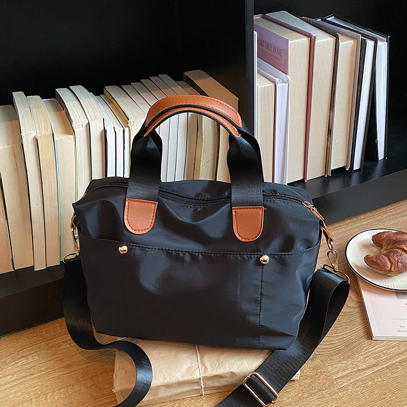 Women's Retro Boston Shoulder Bag Trendy Dumpling Handbag Travel_voghion.com
