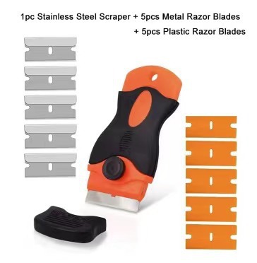 단일 헤드 블레이드 1개 + 플라스틱 블레이드 5개 금속 블레이드 5개