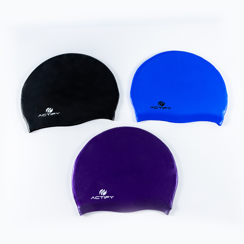 Waterproof soft breathable comfortable swimming cap for swimming for…