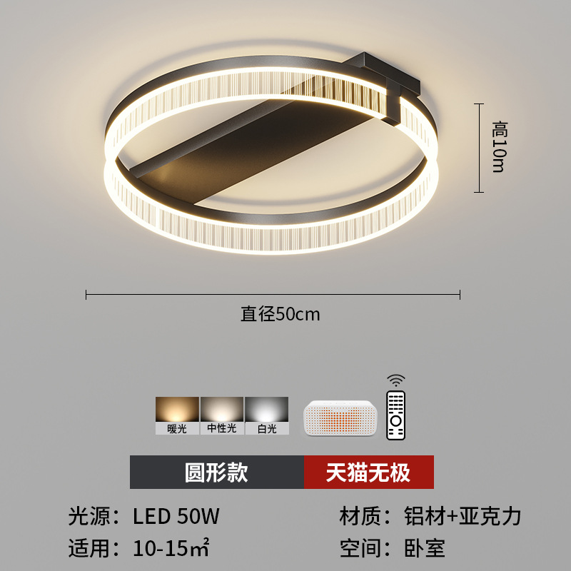 Nórdico sencillo moderno lujo villa lámpara de sala de estar doble candelabro dormitorio italiano estudio comedor lámparas de techo