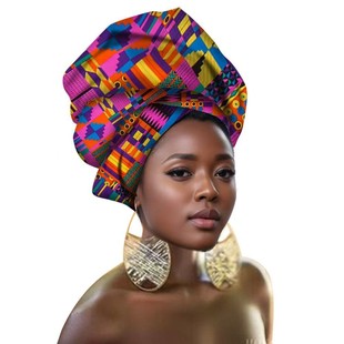 African Ankara Fabric Collars and Turban suit Exotic Colors African Collars Headwear AliExpress Sources
