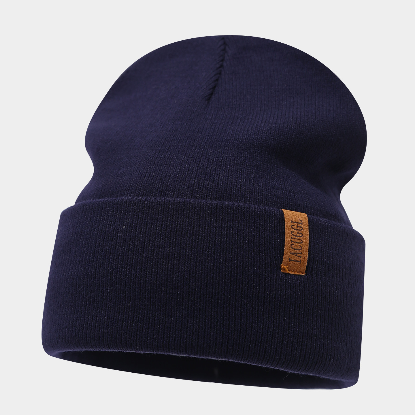 Winter Strickset Für Damen Und Herren Mit Lederpatch Mütze Schal_voghion.com