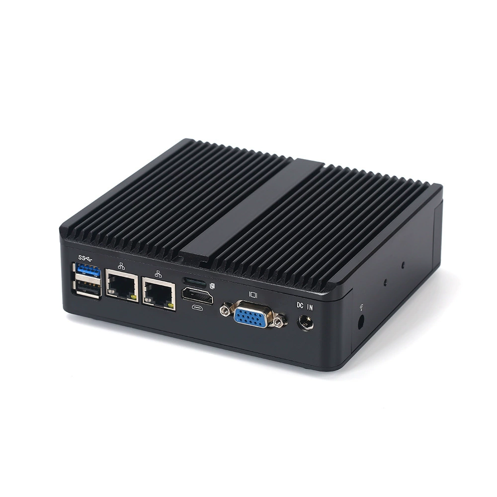 Volono Промышленный контроль Малый хост Два сетевых порта J1900CPU 4Г памяти 128Г жесткий диск микро промышленный контрольный компьютер
