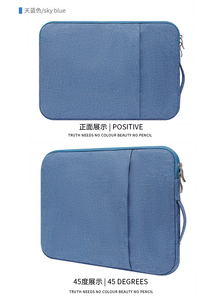Factory direct sales of small-batch customized notebook computer inner liner bags, 14-inch 13-case Apple ipad tablet bags undefined