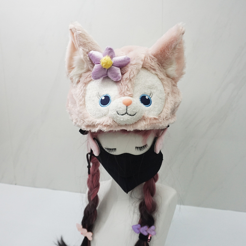 Ski Helmet Cap Cover Single and Double Board Decoration Cute Cartoon Lina Belle Windproof Cap Cover Handmade Accessories