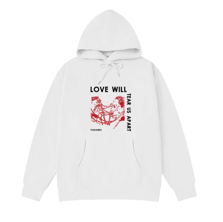 潮流印花2024春季新款套头宽松T恤情侣装连帽卫衣