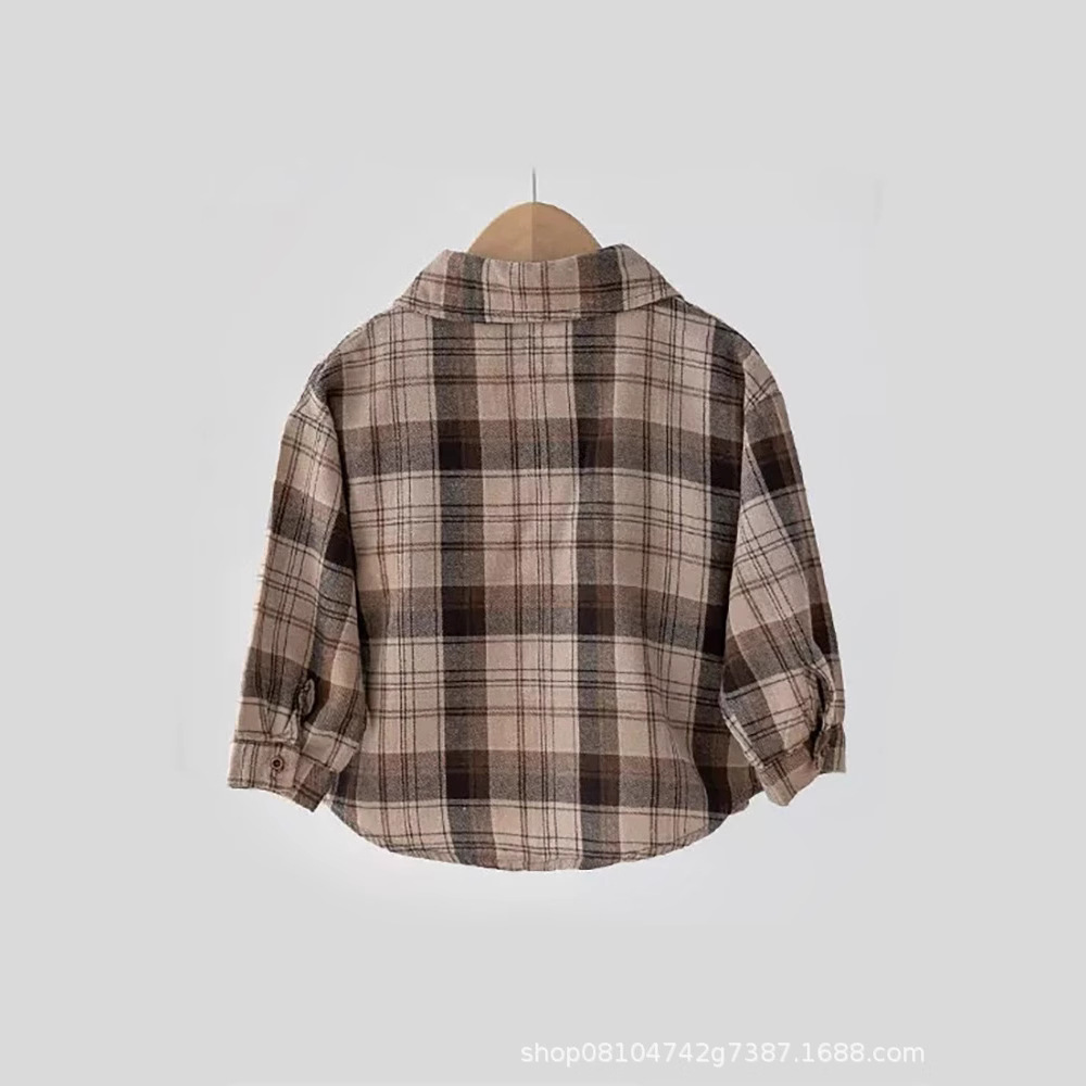 Autumn children's shirt for boys for leisure
