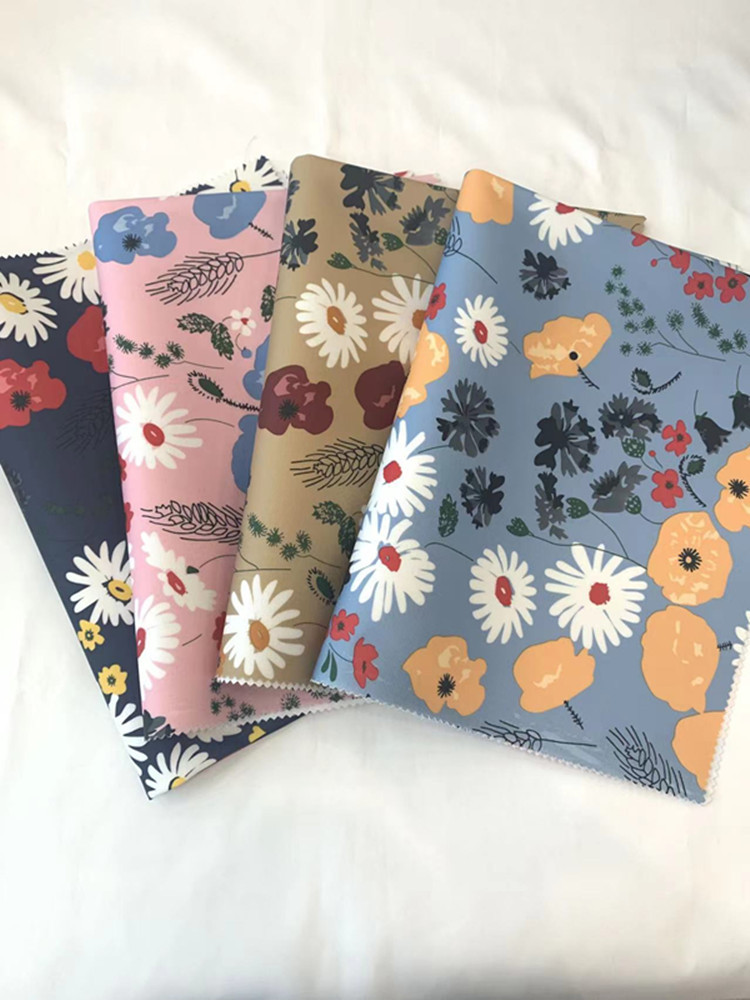 印花皮膜 防污防水 花卉图案大量现货