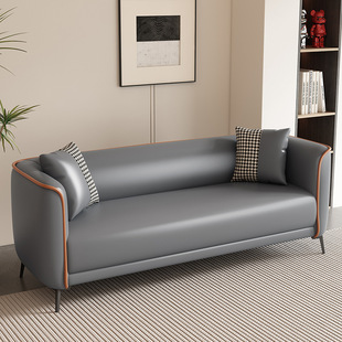 Sofa for Small Living Room, Simple Internet-Famous Double or Three-Seater, Suitable for Apartments, Rental Rooms, Clothing Stores, Beauty Salons, Tech Fabric