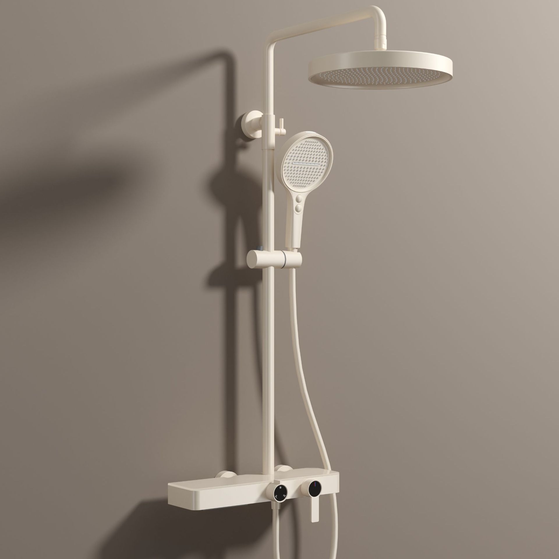 A01 perilla blanca lechosa de tres velocidades