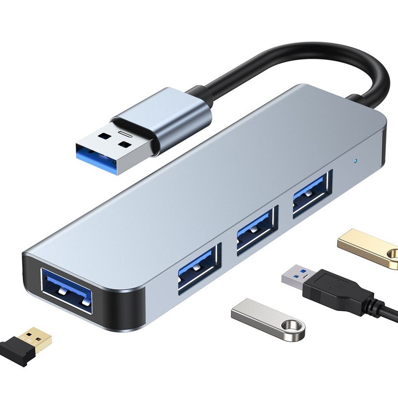 usb3.0双头扩展器高速hub集线器7口拓展坞分线器多功能电脑扩展坞|undefined
