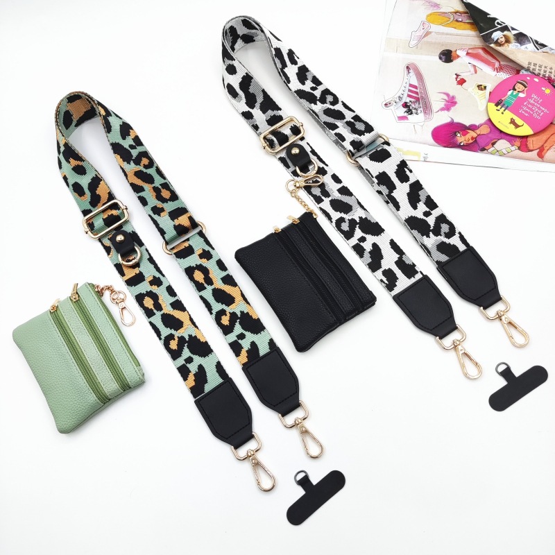 101g Weight Bag Strap Bag Accessories Type 1 Piece, 1 Set Quantity Casual, Daily Occasion Polyester Material Geometric, Leopard Pattern Simple Style, Classic Style Style 1 Piece 1 Set Polyester Geometric Leopard Bag Strap 35