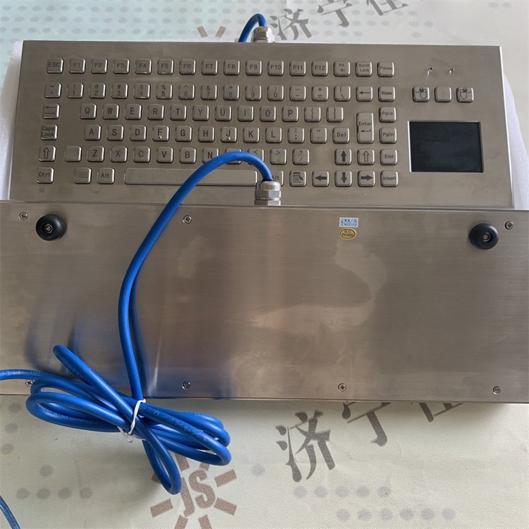 Teclado de computadora de seguridad intrínseca de minería FHJ5 (A) Teclado a prueba de explosiones de acero inoxidable Teclado a prueba de explosiones de minería