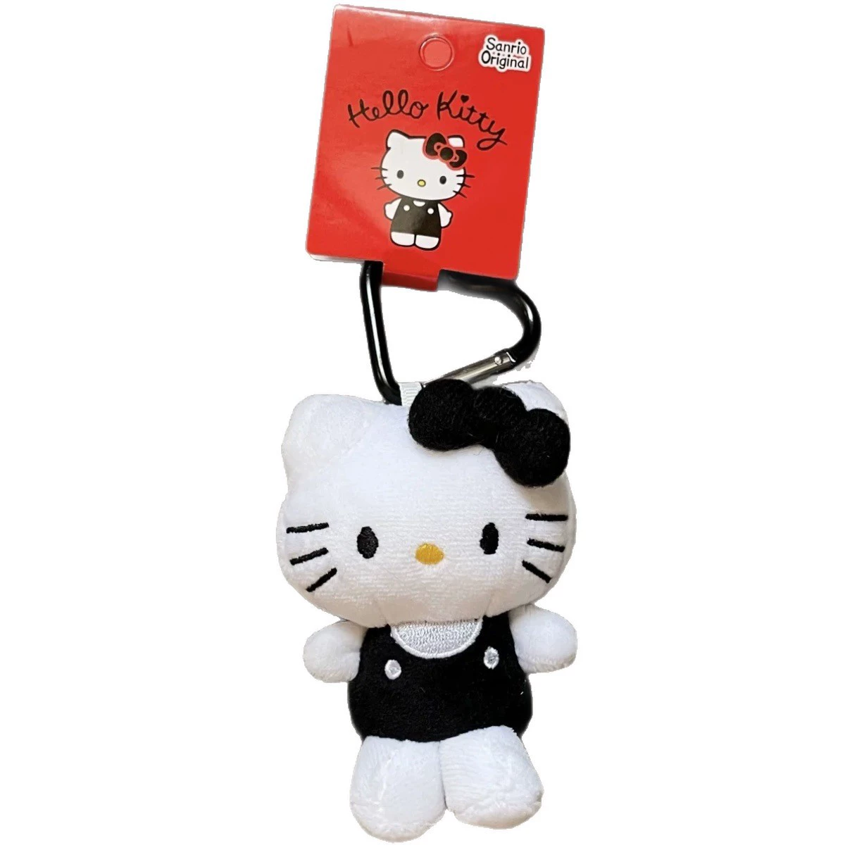 Подвеска из плюша (Hangcai Toys) Браслет-подвеска Hello Kitty Overalls, 12 см, цепочка из бусин или подвеска в форме сердца