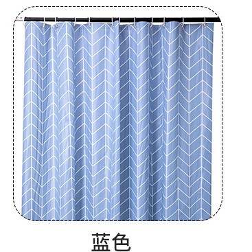 [Opcional] Cortina de ducha de baño, juego de cortina de ducha de baño gruesa, impermeable, a prueba de moho, cortina de partición, cortina colgante