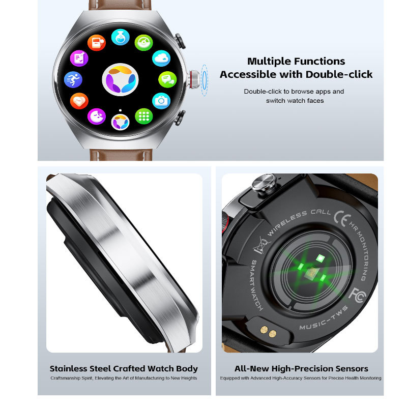 Cross-border MT95 2 en 1 reloj inteligente Bluetooth doble llamada música salud deportes TWS auriculares multifunción