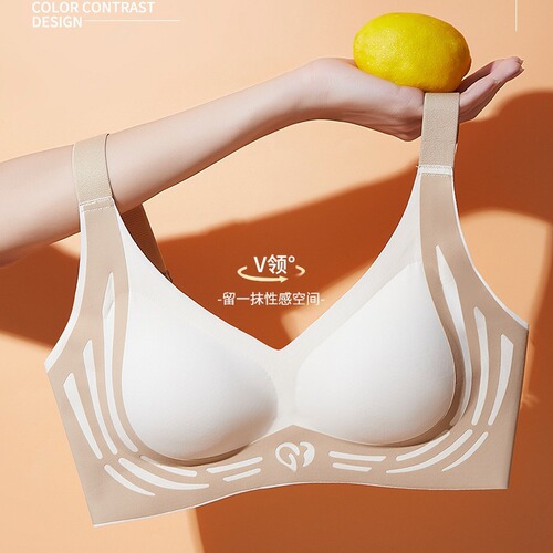 Cross-border foreign trade soft support bras for women with small breasts, push-up, anti-sagging, running shockproof sports fixed cups