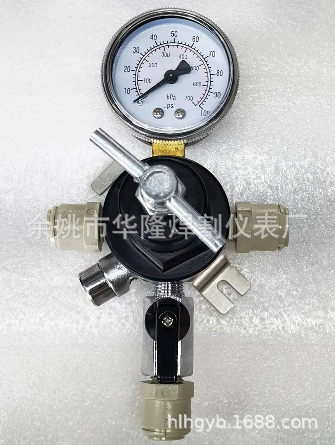 啤酒饮料初级双体减压表压力调节器