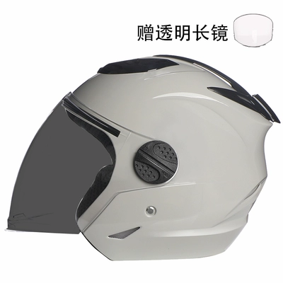Motosiklet dəbilqələri certification anti-fog helmet women's winter - one-size-fits-all-cold-gray-3c-certification-tea-mirror
