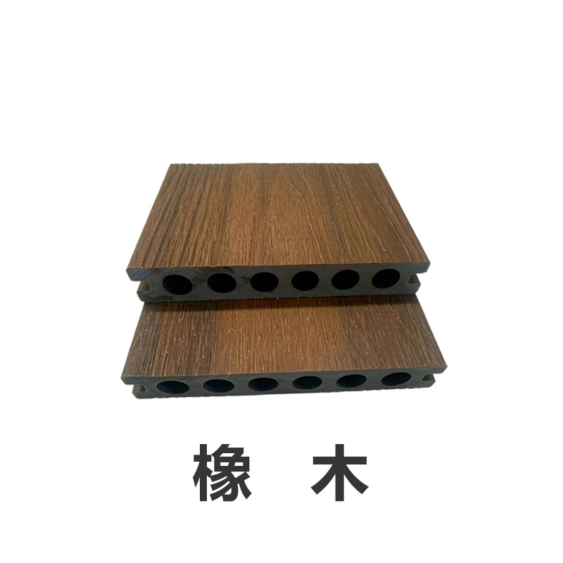 Piso de Madera Plástica Coextruida para Exterior Impermeable y Antideslizante para Patio y Terraza