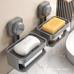吸盤ソープディッシュパンチフリー壁掛け家庭用トイレバスルームキッチンバスルームミラーバスルームミラーバスルームミラー