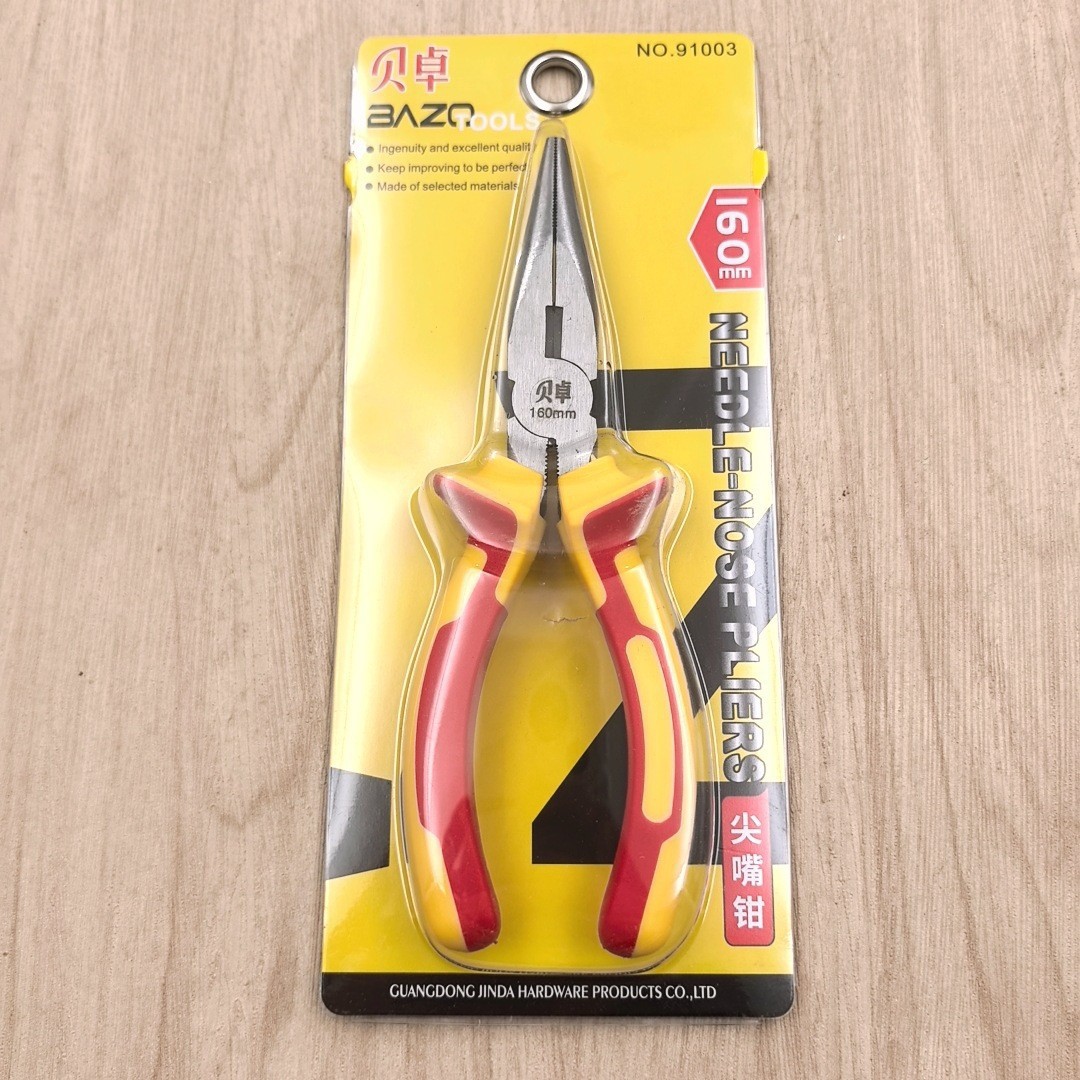 包邮贝卓91003钢丝钳钢丝钳断线尖嘴钳老虎钳虎皮柄五金手动工具